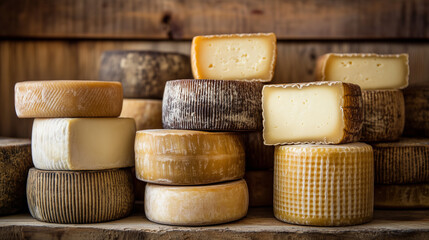 Canvas Print - cheese in a basket