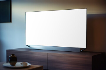 Poster - Smart TV screen png mockup, transparent design