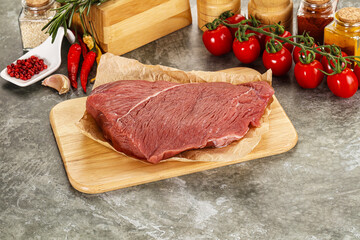 Sticker - Raw beef meat shoulder for cooking