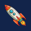 Rocket vector art Illustration
