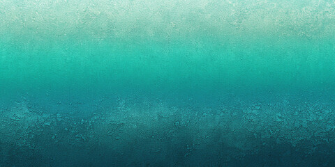 Wall Mural - A dark teal to soft mint gradient with a smooth, grainy texture.