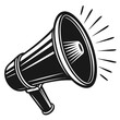 © ArtfuIInfusion769 - megaphone silhouette vector