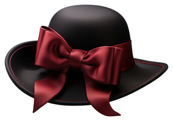 Poster - PNG Bow hat transparent background celebration.