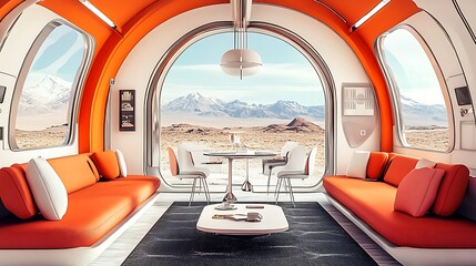Poster - A digital space habitat with modular living units and virtual reality amenities 