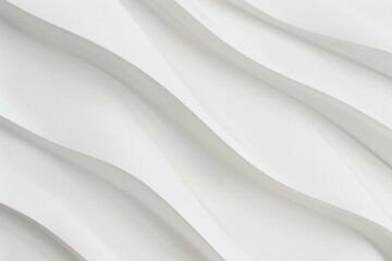 Poster - A close-up view of a white wall with wavy lines, often used as a background or texture in design and photography