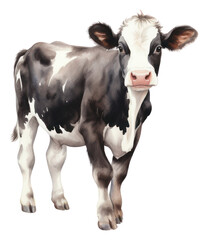 Sticker - PNG Cow livestock mammal animal.