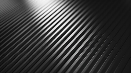 Poster - A minimalistic abstract background featuring thin diagonal stripes in monochrome tones, exuding elegance.