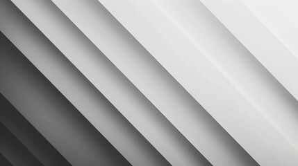 Poster - A minimalistic abstract background featuring thin diagonal stripes in monochrome tones, exuding elegance.