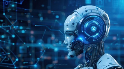 Poster - AI-enhanced customer service platform with interactive features and instant support.