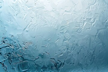 Poster - A close-up view of a window with water droplets covering the glass, perfect for use in travel or outdoor-themed designs