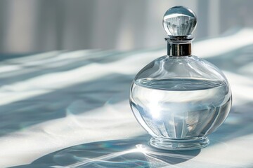Aufkleber - A water bottle sitting alone on a table