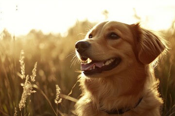 Candid image, photography, natural textures, highly realistic light, editorial, dog background , ai