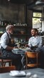 © Salsabila Ariadina - A chef and an investor enjoy a warm conversation over lunch in a welcoming restaurant