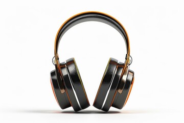 Poster - Headphones on a white surface