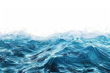 Poster - A large ocean with big waves
