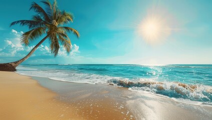 Wall Mural - Tropical Beach Paradise