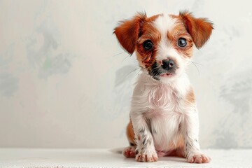 Wall Mural - Cute Puppy Portrait