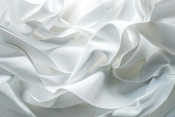 Aufkleber - A close-up shot of white fabric, useful for highlighting textures and patterns
