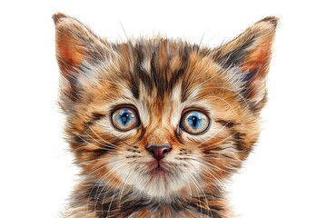 Poster - Adorable Kitten Portrait