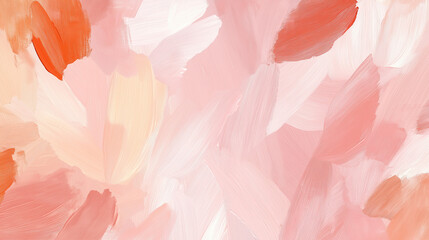  A textured surface featuring pink and white paint, showcasing dynamic brush strokes that create a visually appealing pattern. 
