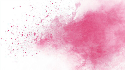 Wall Mural - spray texture, soft pink spray on a white background