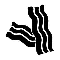 Sticker - sliced bacon Solid icon