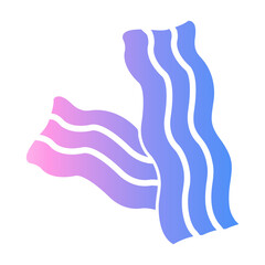 Poster - sliced bacon Gradient icon