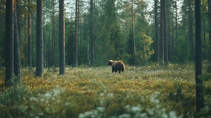 Canvas Print - Bear in the Sunlight