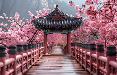 Cherry Blossom Pathway