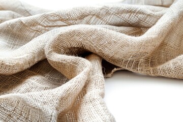 Poster - A close-up shot of a cloth on a table with intricate patterns and textures