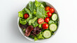 © darklanser - salad with tomatoes and cucumbers