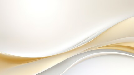 Abstract background with golden and white wavy lines.