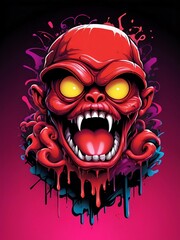 Poster - Red Monster