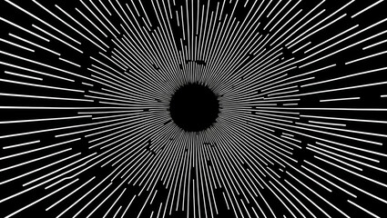 Wall Mural - generative ai sleek radial design