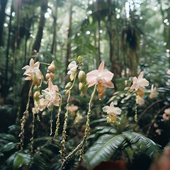 Sticker - flowers in the garden