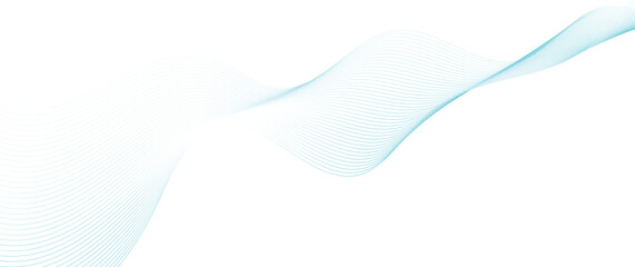 Curve wave seamless flowing particles. Modern transparent Line art striped. Blue minimal round lines abstract background. line wavy abstract vector background. Line art striped graphic template