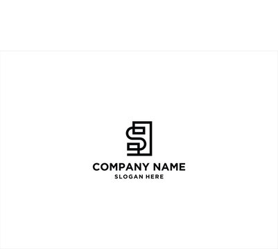 Letter s logo vector simple elegant letter s logo design