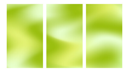 Aesthetic spring colors gradient background. Soft pastel green colors smooth gradient, design for vertical background banner or social media.