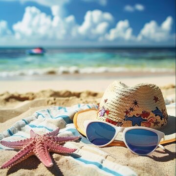 Summer Holidays (varies by country, peak travel season): Represents vacation and leisure time 