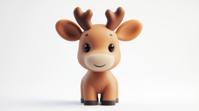 Cute Cartoon Reindeer