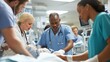 © QuietWord - doctor and nurse at hospital take care of patient at medical wards