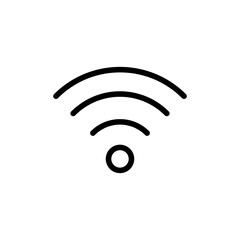 Poster - Wifi icon vector illustration. signal sign trendy style illustration for web and app on white background..eps