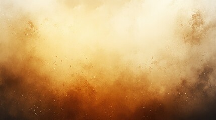 Poster - Warm and cozy brown and beige gradient background with soft texture, perfect for a comforting feel.
