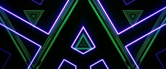 Wall Mural - abstract retro cyber laser digital colorful with glowing neon lights technology background.