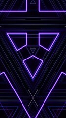 Wall Mural - abstract retro cyber laser digital colorful with glowing neon lights technology background.