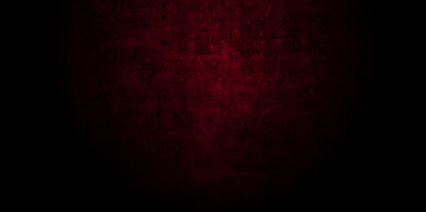 Poster - Abstract red background black cement vintage or grungy texture. distressed holiday paper background. abstract watercolor painting on canvas texture background red grunge Velvet Rough Stylized design.	