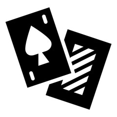 Sticker - game card solid icon