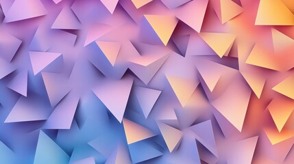 Canvas Print - Abstract Triangle Pattern Background