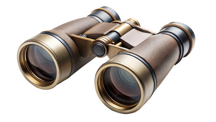 Binoculars isolated on transparent background