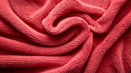 Poster - soft fleece fabric texture in a rich shade, with generous space for text placement.